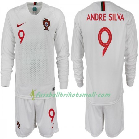 Fußballtrikots Portugal ANDRE SILVA 9 Kinder WM 2018 Langarm Auswärts-trikot kaufen